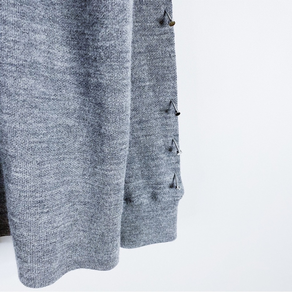 Alice & Olivia - Grey Long Sleeve Top - Picture 5 of 5